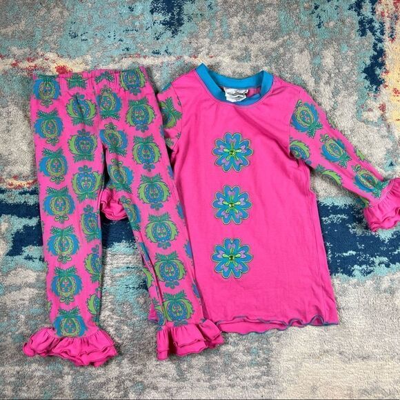 Rare Editions Girls Ruffle Set Size 5 - Picture 2 of 3